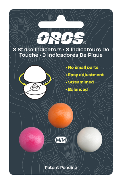 Oros Strike Indicator 3er Pack / 3 Farben medium