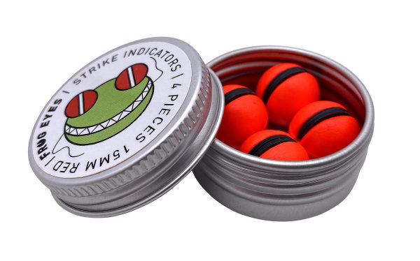 FROG EYES Strike Indicator 15 mm-rot