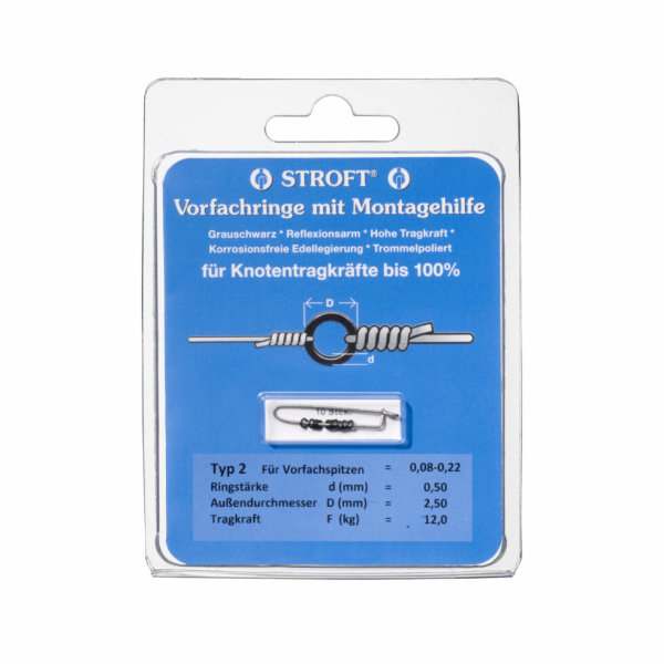 Stroft Vorfachringe Typ 2 - 0,50 mm