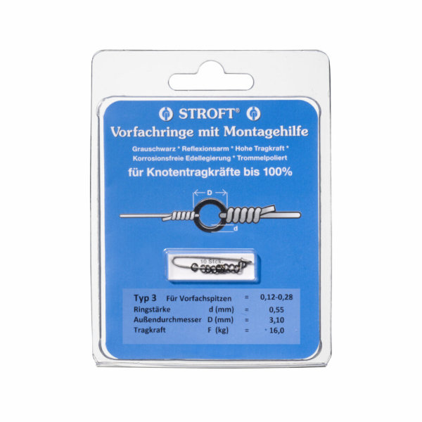 Stroft Vorfachringe Typ 3 - 0,55 mm