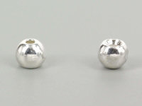 Tungsten Perlen Silber - 25 Stk