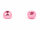 Tungsten Perlen Pink Metallic - 25 Stk