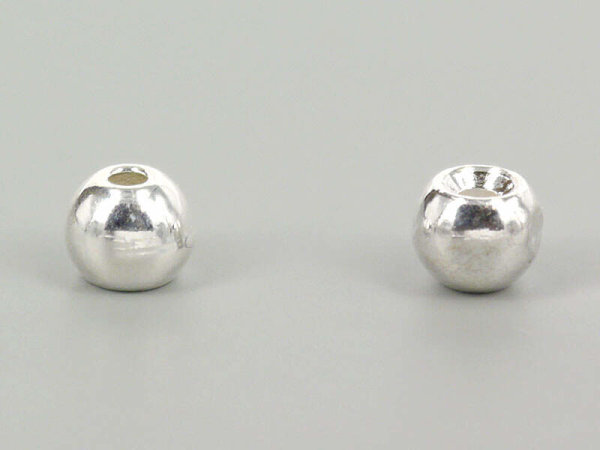 Tungsten Perlen Silber - EINZELN 3,0 mm