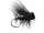 Black Superb Elk Hair Caddis 12