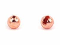 Tungsten Perlen geschlitzt Kupfer - 25 Stk 3,5 mm